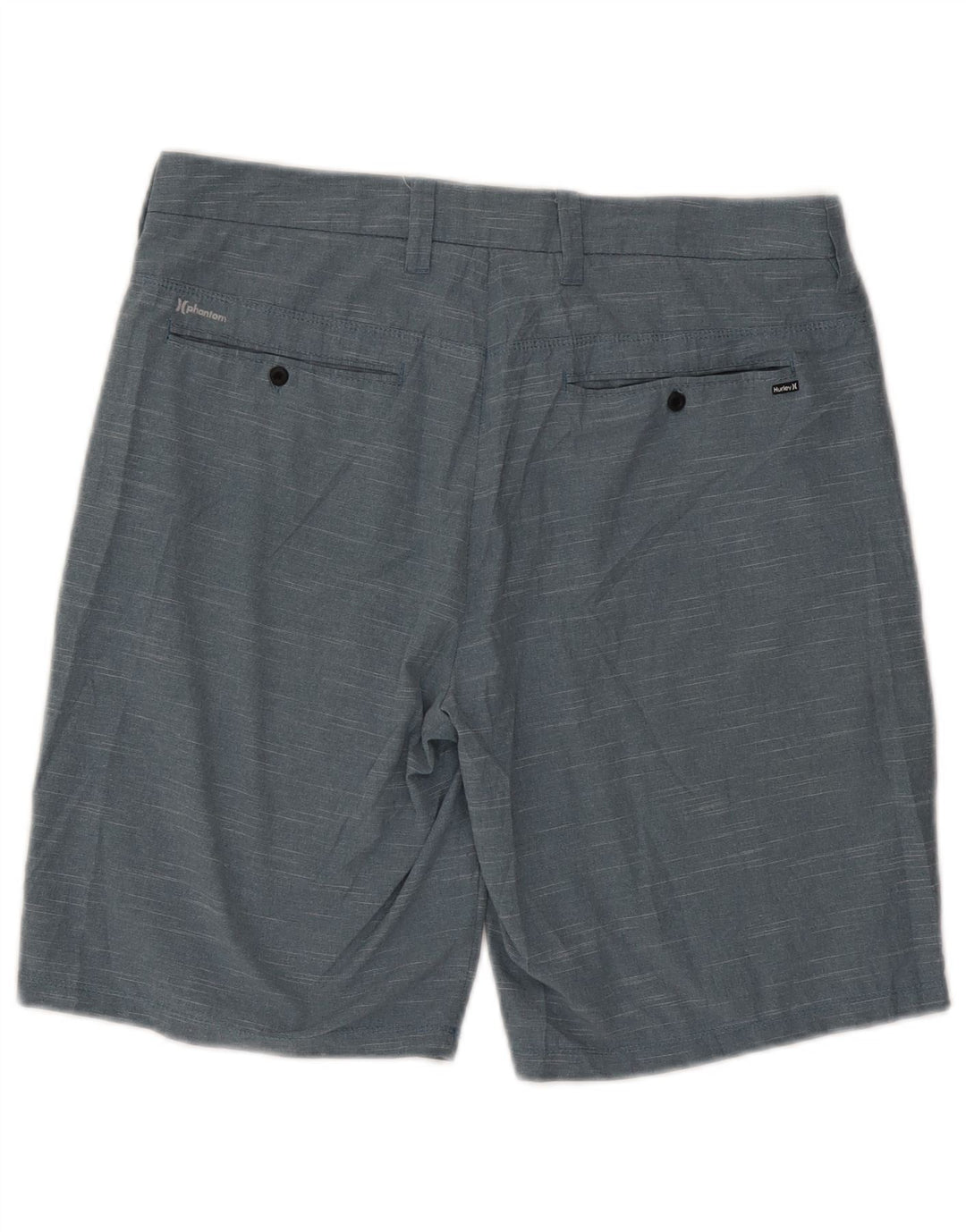 Pantaloncini chino da uomo Hurley W31 poliestere screziato blu medio