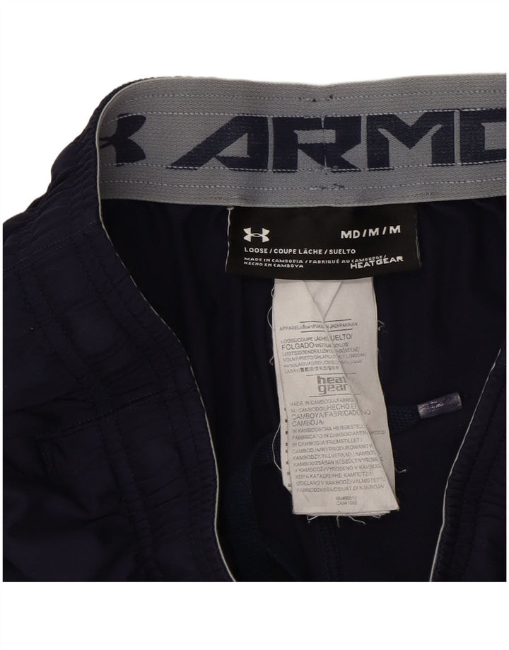 Pantaloncini sportivi Under Armour da uomo Heat Gear medio poliestere blu navy