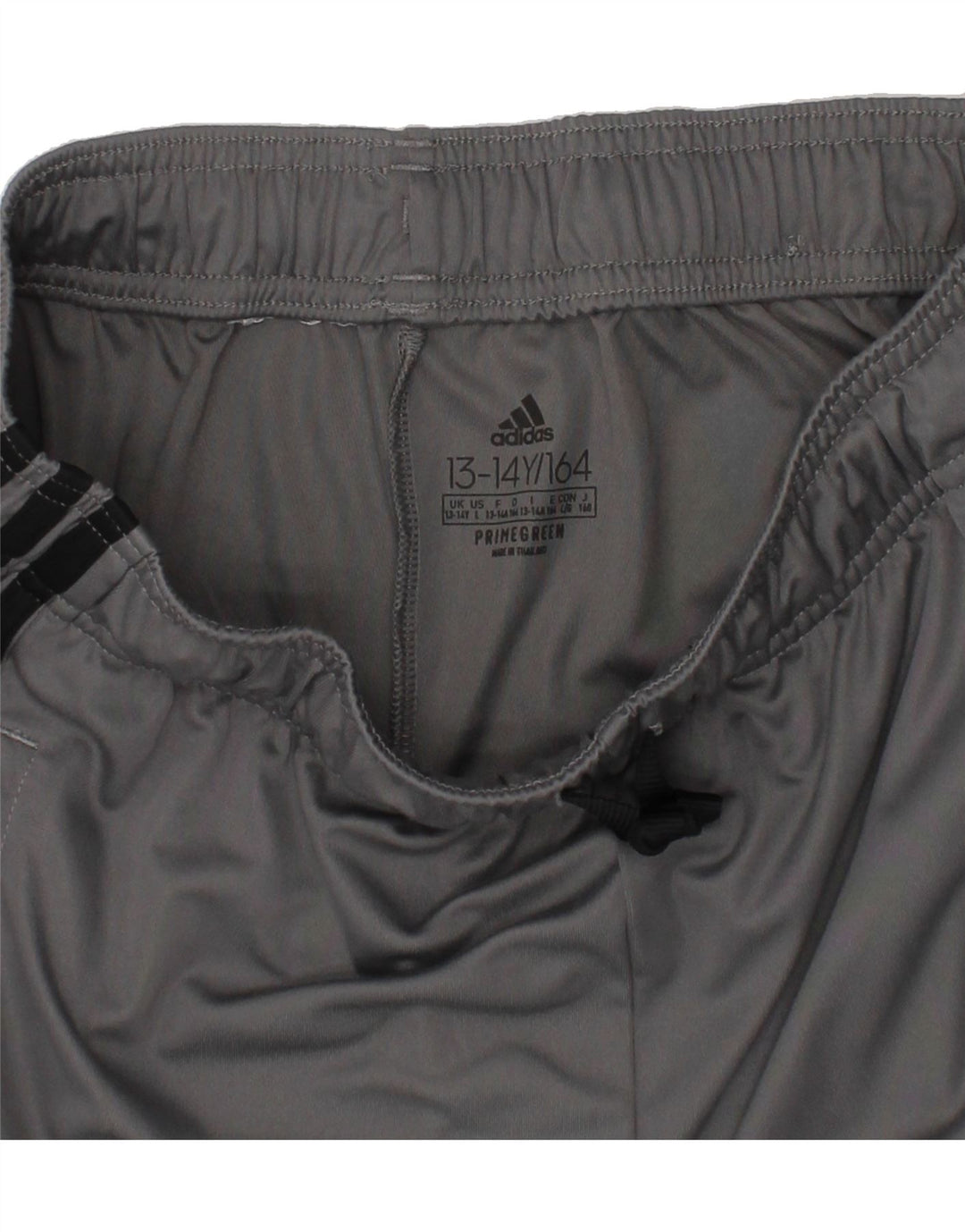ADIDAS Boys Aeroready Sport Shorts 13-14 Years  Grey Polyester Vintage Adidas and Second-Hand Adidas from Messina Hembry 