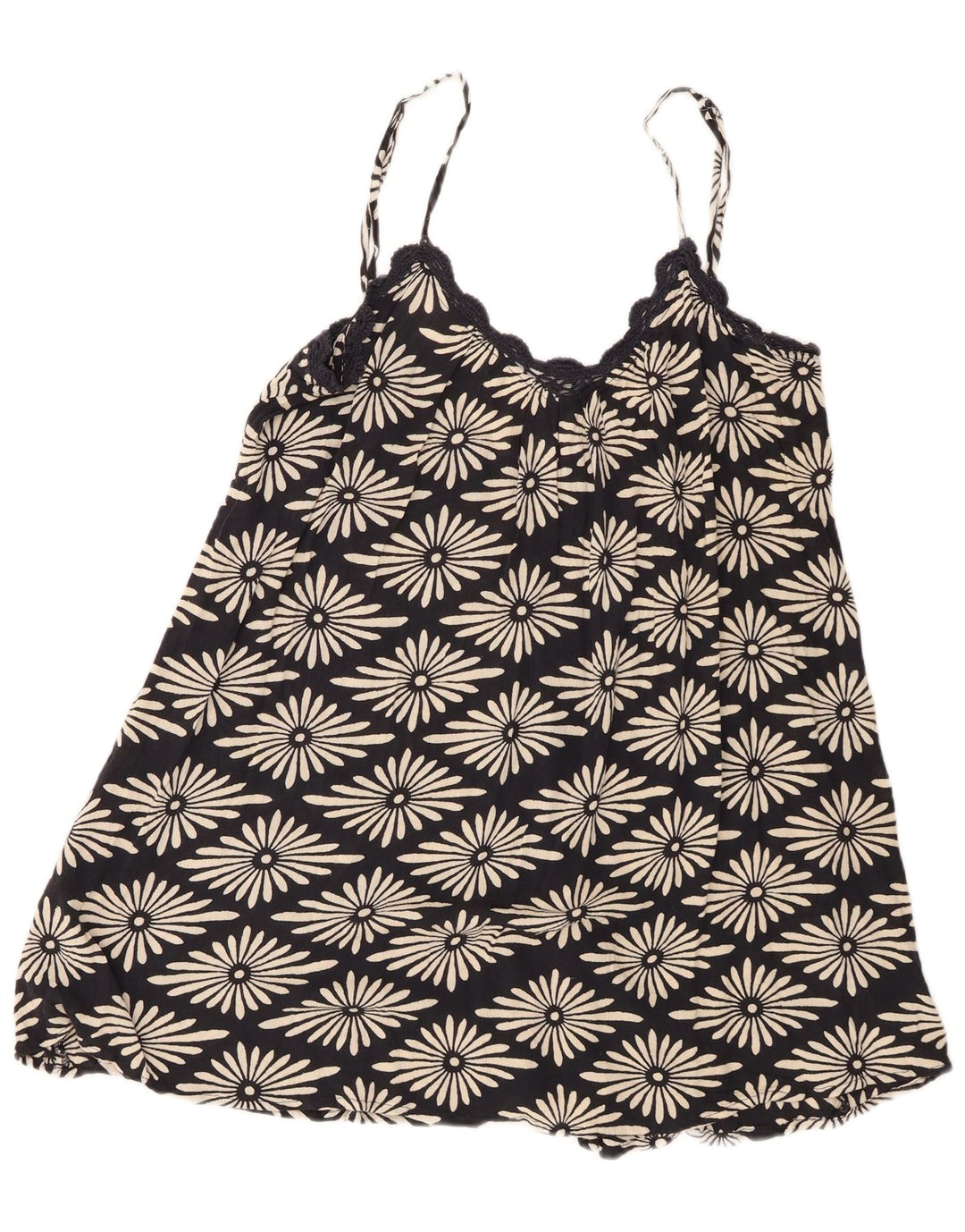 Canotta da donna Volcom UK 14 grande viscosa floreale nera