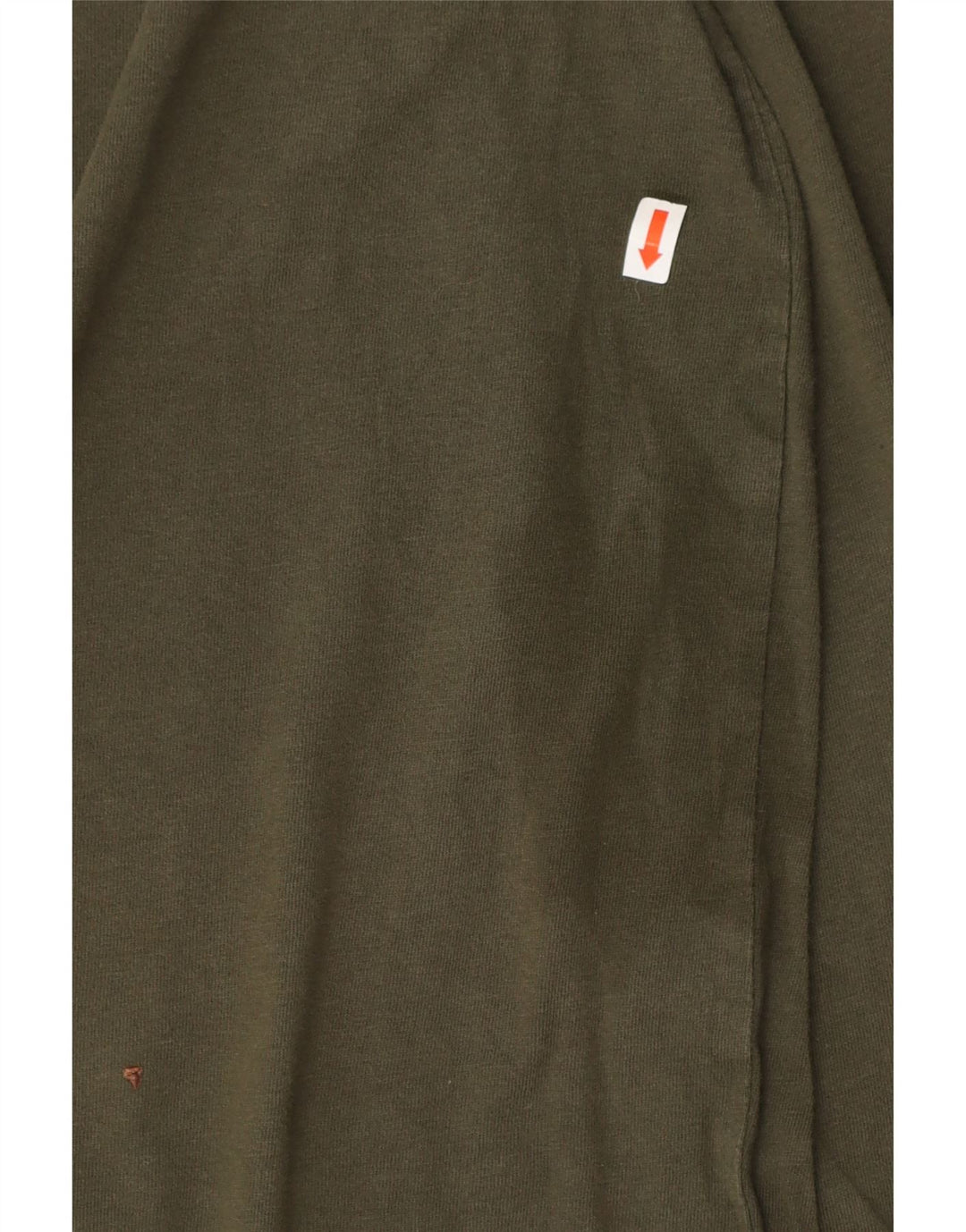 TIMBERLAND Top grafico da uomo vestibilità regolare manica lunga XL cotone kaki