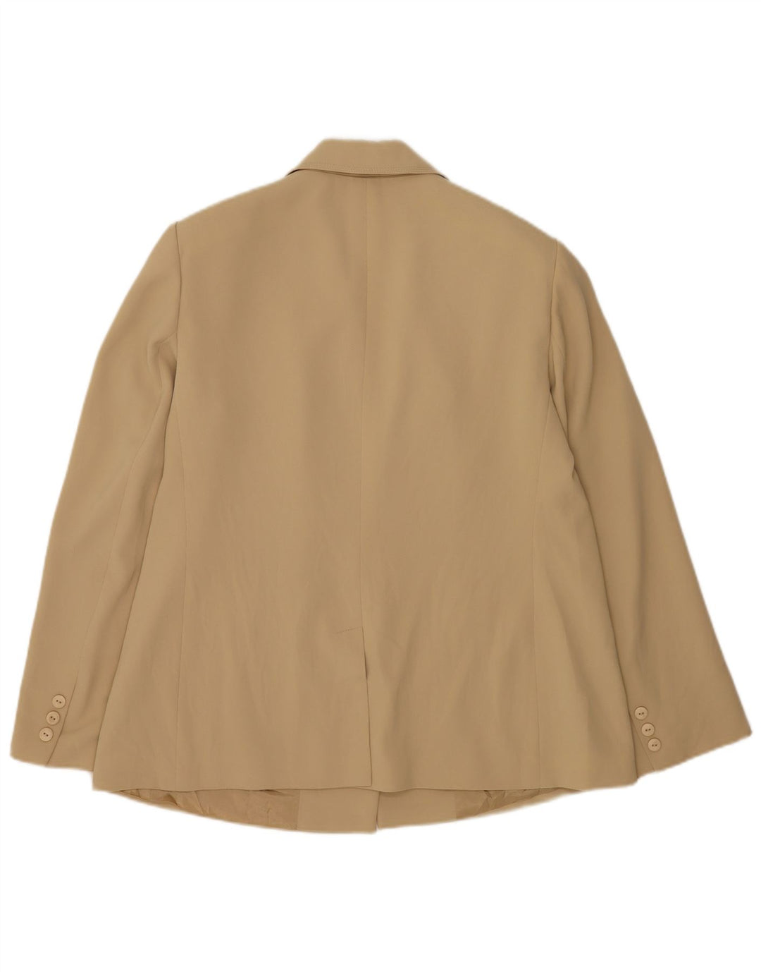 Giacca Blazer a 3 Bottoni Donna Luisa Spagnoli IT 50 XL Poliestere Beige