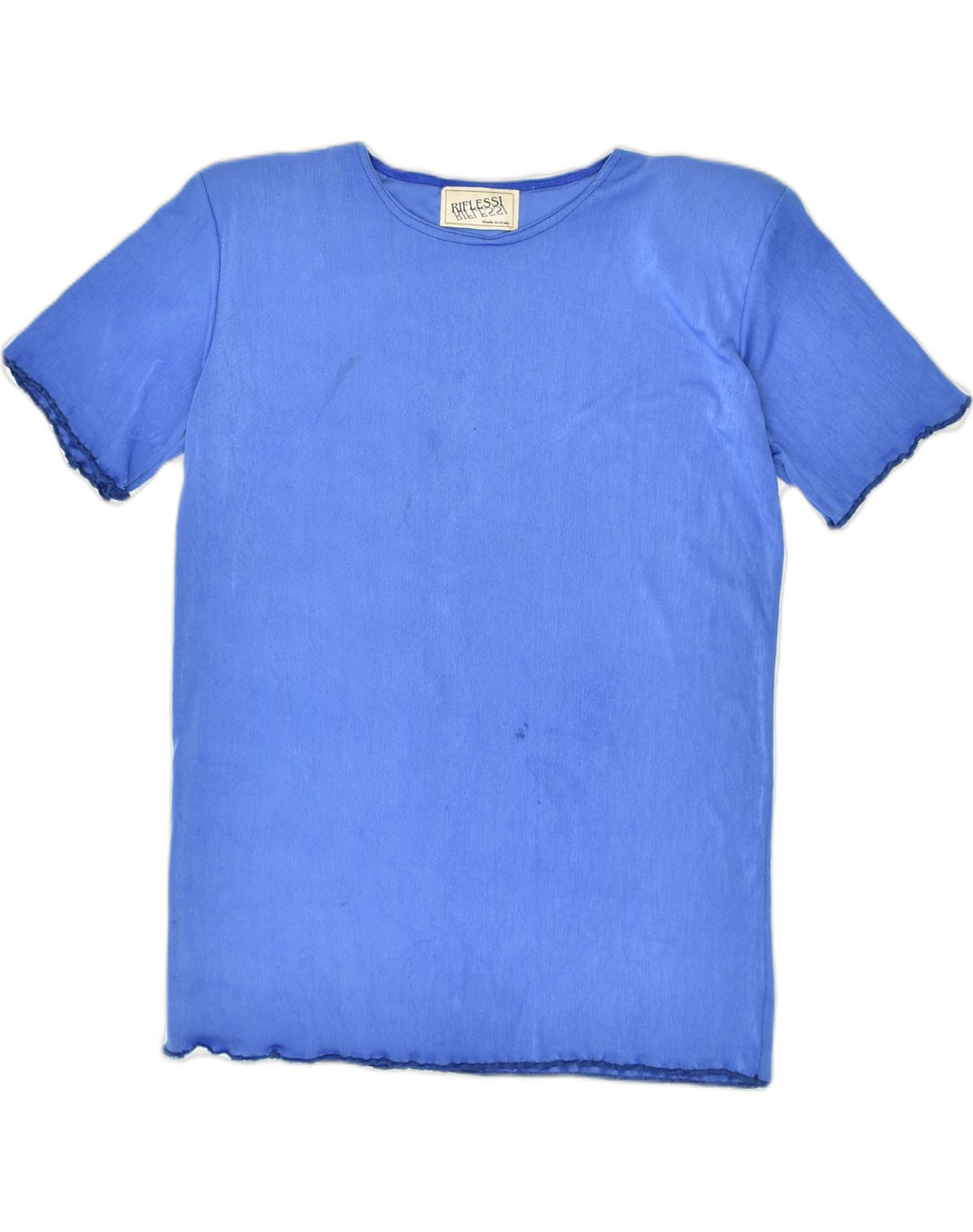 VINTAGE Womens Blouse Top UK 18 XL  Blue Viscose | Vintage Vintage | Thrift | Second-Hand Vintage | Used Clothing | Messina Hembry 