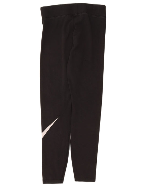 Leggings grafici da donna Nike UK 12 Medium Black Cotton Sports