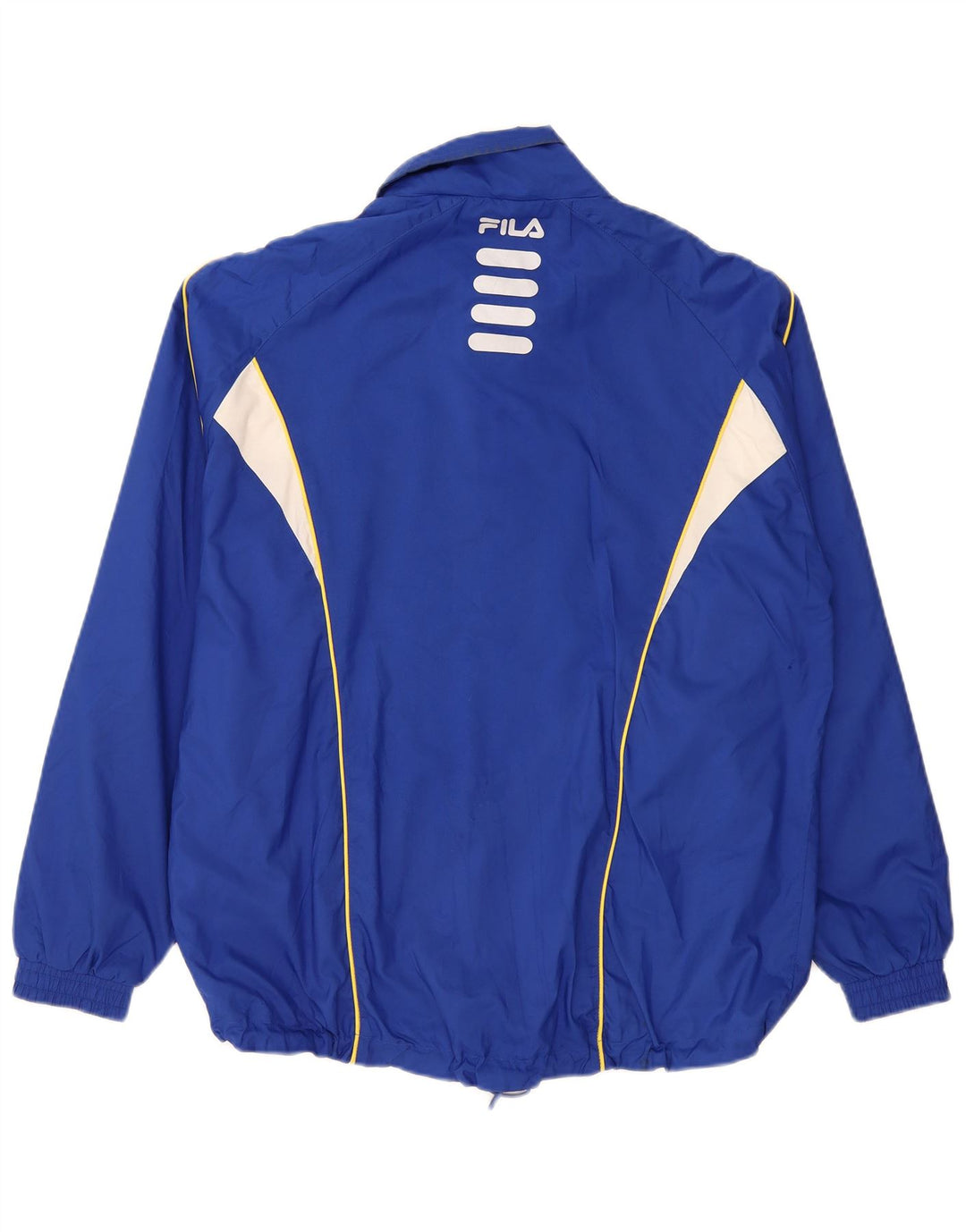 Giacca antipioggia da uomo Fila UK 38 Poliestere color block blu medio