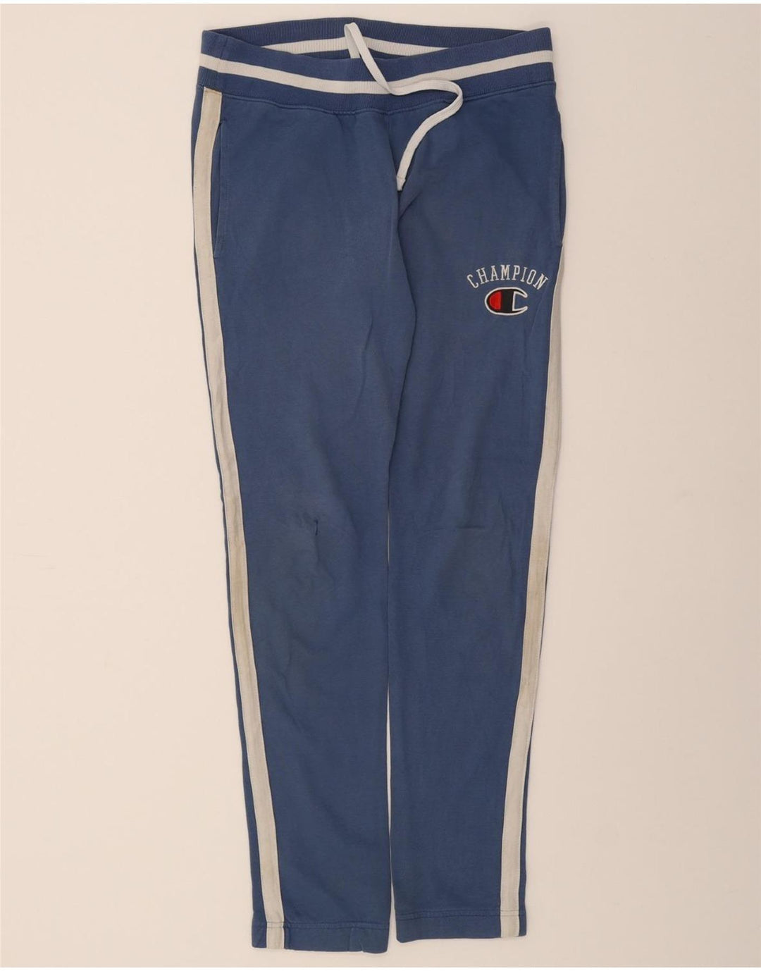 CHAMPION Mens Tracksuit Trousers Small Blue Vintage Champion and Second-Hand Champion from Messina Hembry 
