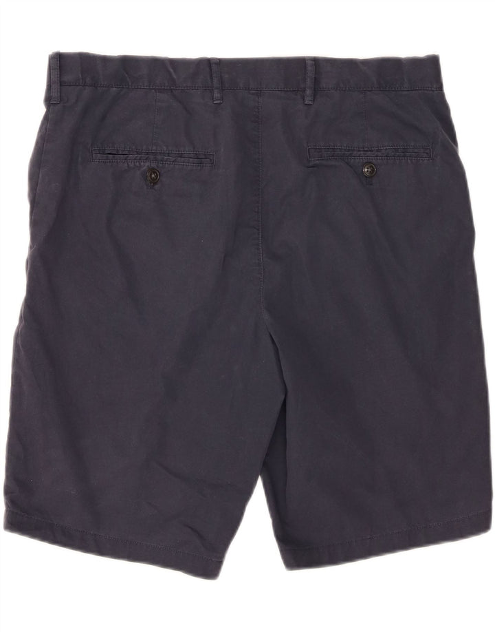 Pantaloncini chino da uomo Marks & Spencer W34 grandi in cotone blu navy