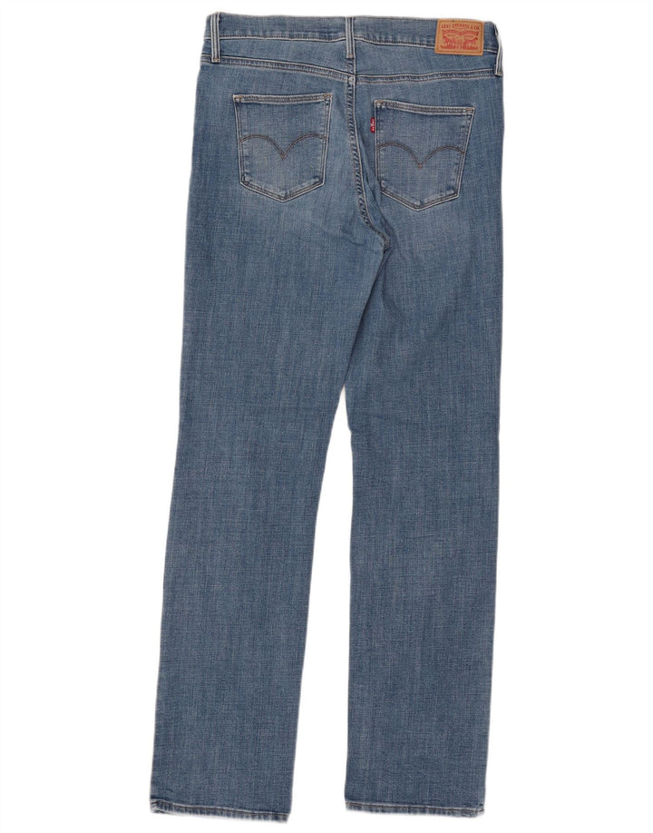 Jeans dritti dimagranti da donna LEVI'S W31 L32 cotone blu