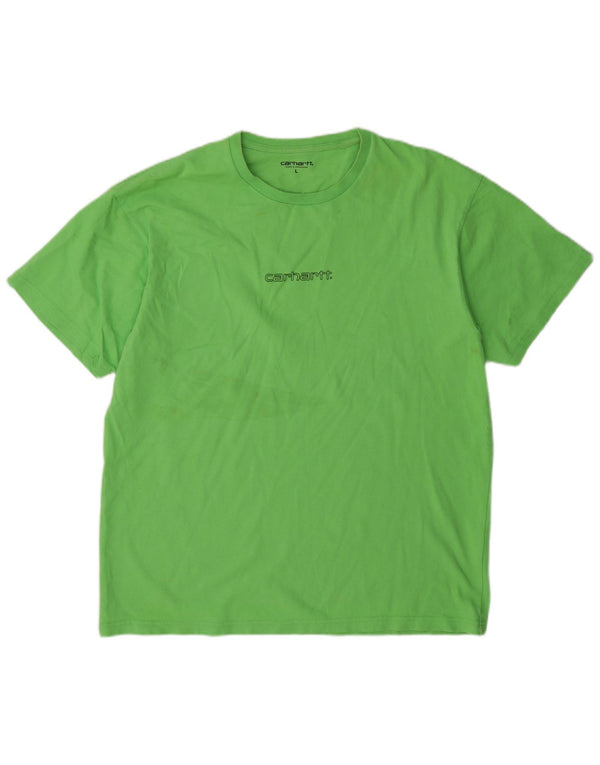 T-shirt da uomo Carhartt Top grande in cotone verde