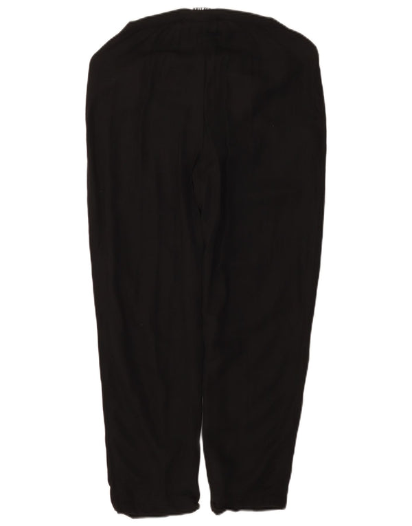 Pantaloni corti slim da donna Marella UK 10 Small W30 L25 Viscosa nera