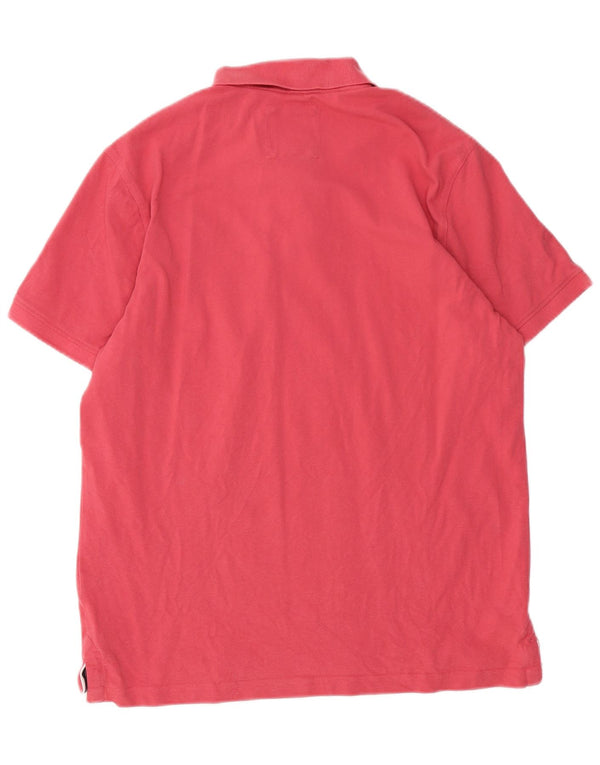 CREW CLOTHING Polo da uomo in cotone rosa medio