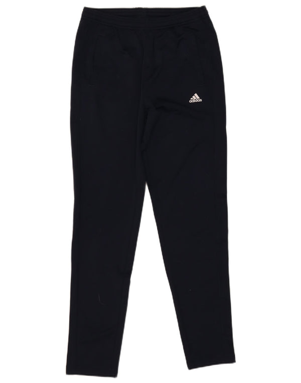 Pantaloni della tuta Adidas Aeroready da ragazzo 13-14 anni in poliestere blu navy