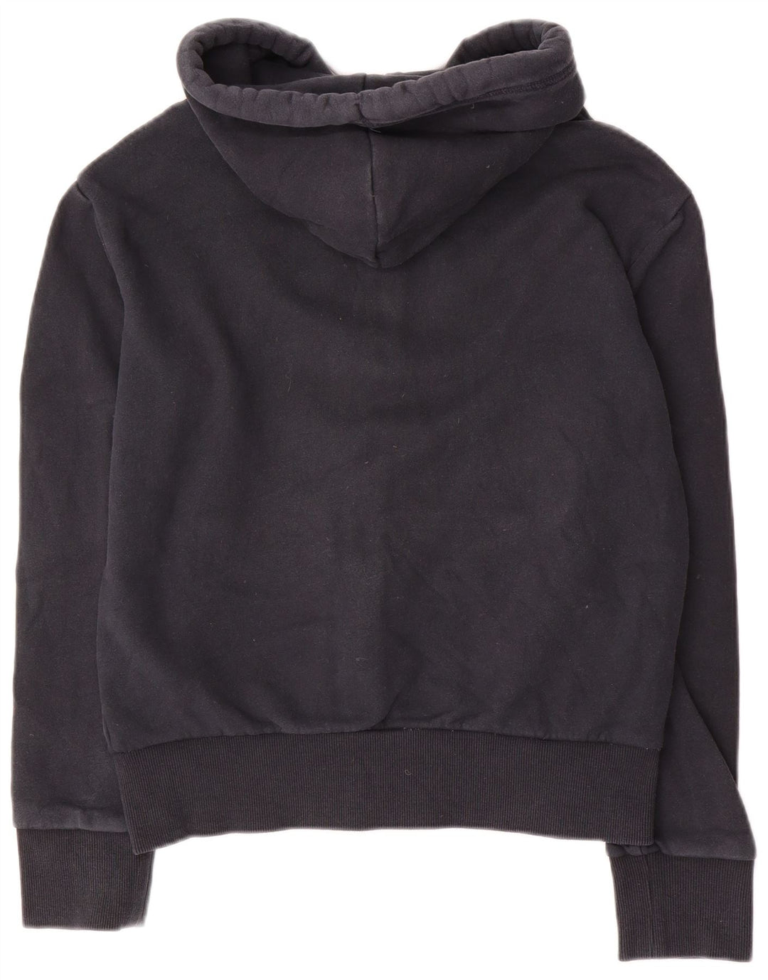 Maglione con cappuccio e zip da uomo Superdry in cotone blu navy medio