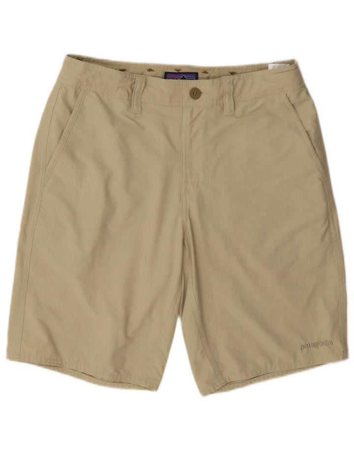 Pantaloncini chino da uomo Patagonia W30 nylon beige medio