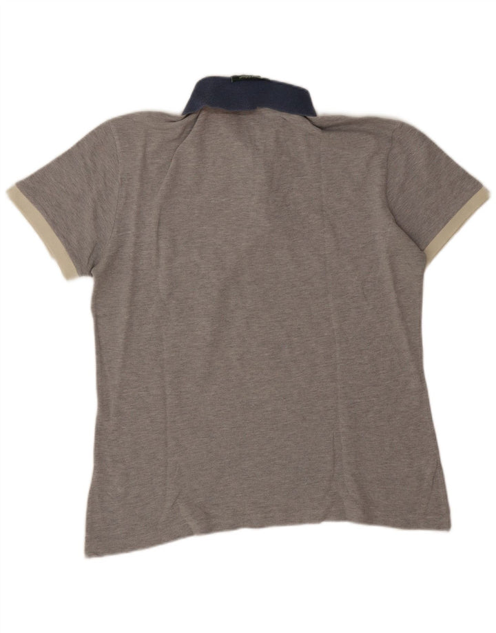 Polo da uomo Fred Perry 2XL in cotone color block grigio