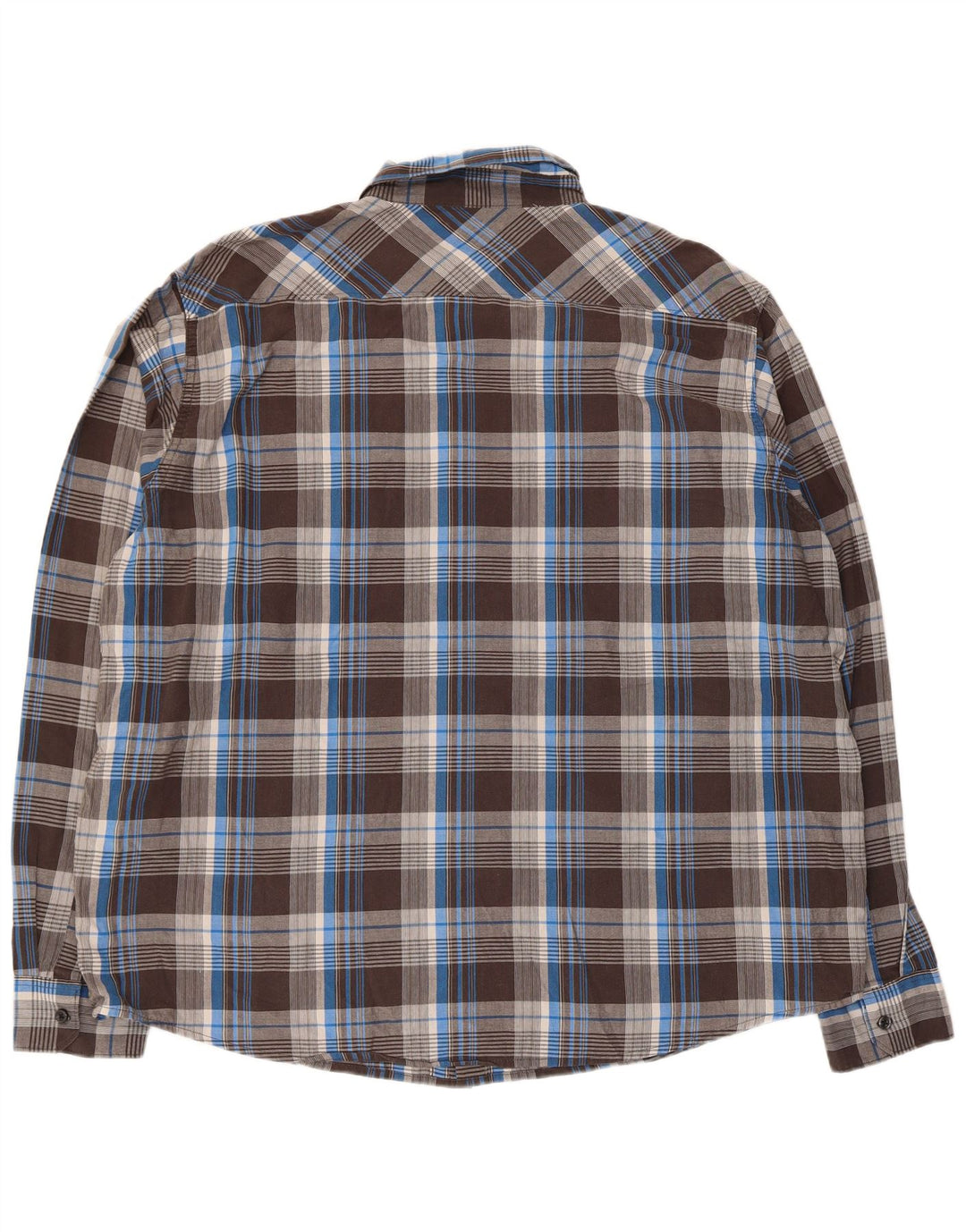 Camicia da uomo Wrangler 3XL in cotone a quadri marrone