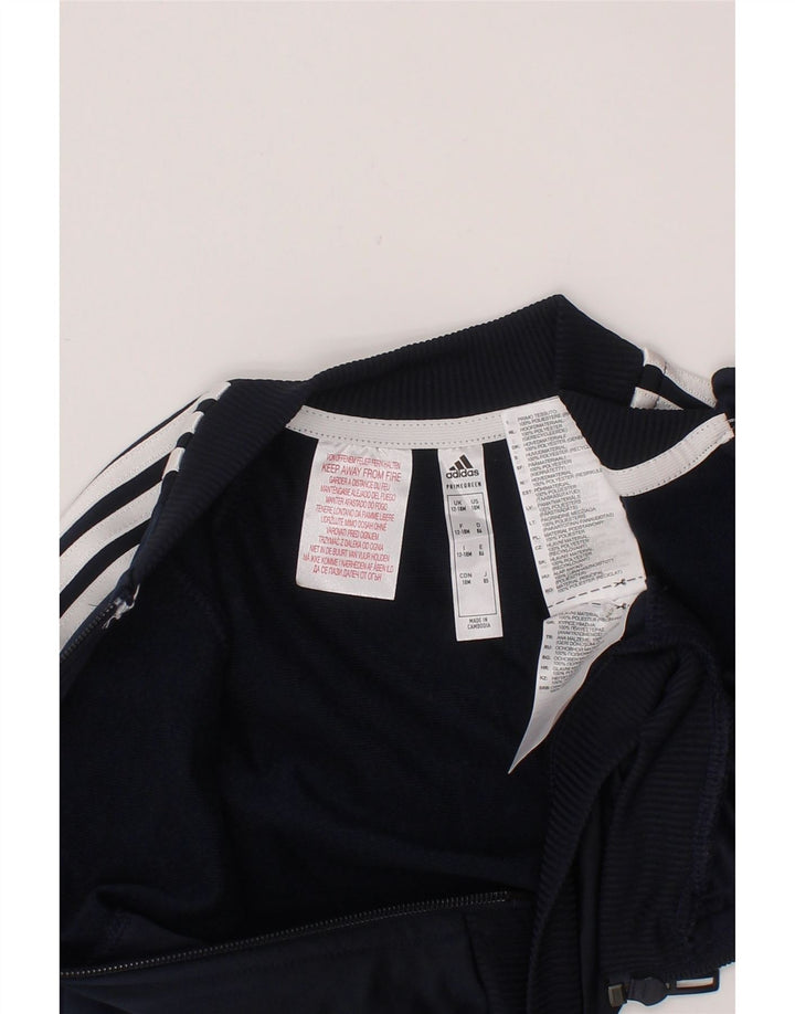ADIDAS Giacca da tuta da bambino per neonato 12-18 mesi in poliestere blu navy