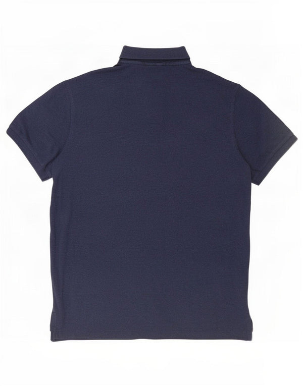 Polo Ralph Lauren Camicia slim fit personalizzata da uomo di grandi dimensioni in cotone blu navy
