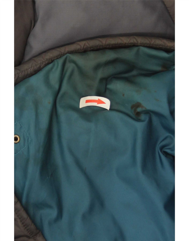 Giacca imbottita da uomo The North Face UK 38 Nylon color block grigio medio