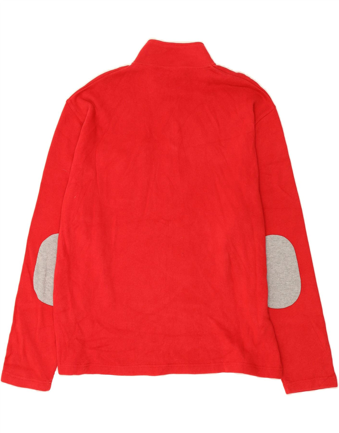 ORVIS Mens Zip Neck Sweatshirt Jumper XL Red Cotton Vintage Orvis and Second-Hand Orvis from Messina Hembry 