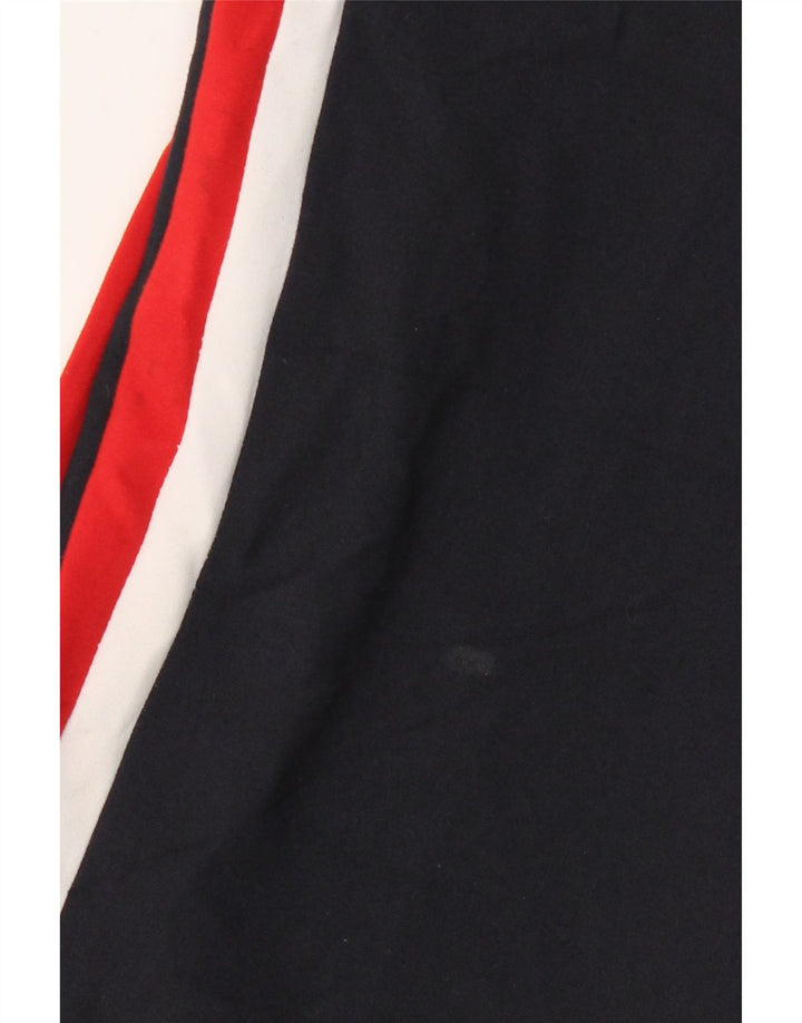 Pantaloni cropped ZARA da donna grandi W30 L24 blu navy color block