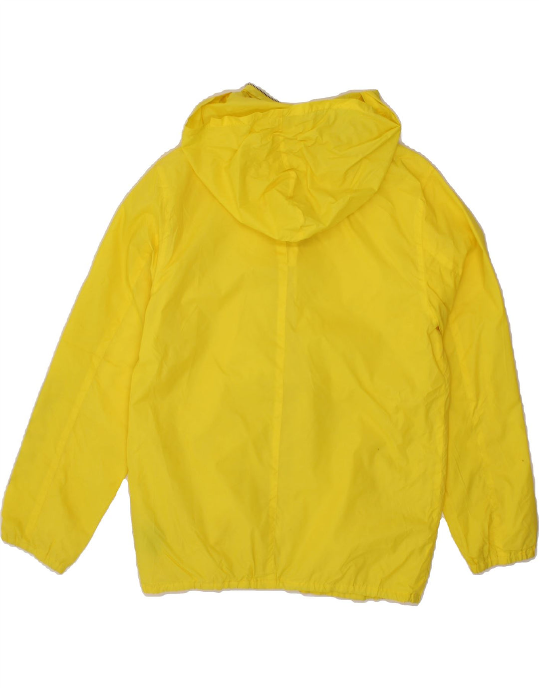 DKNY Boys Graphic Hooded Rain Jacket 11-12 Years Large Yellow Nylon Vintage Dkny and Second-Hand Dkny from Messina Hembry 