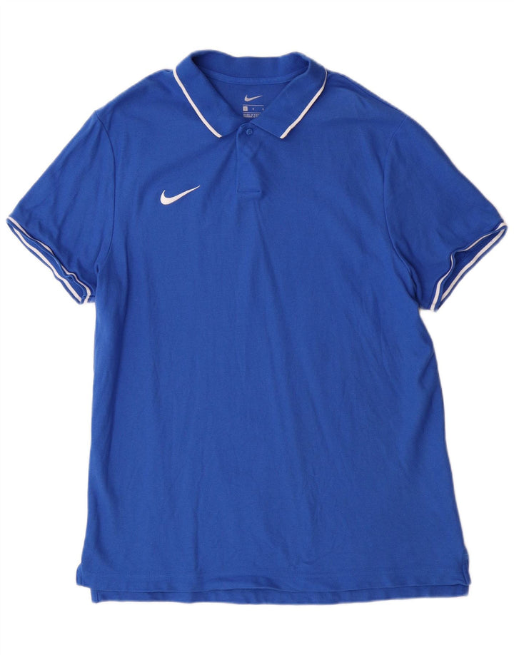 Polo Nike da uomo Regular Fit, misura grande, in cotone blu