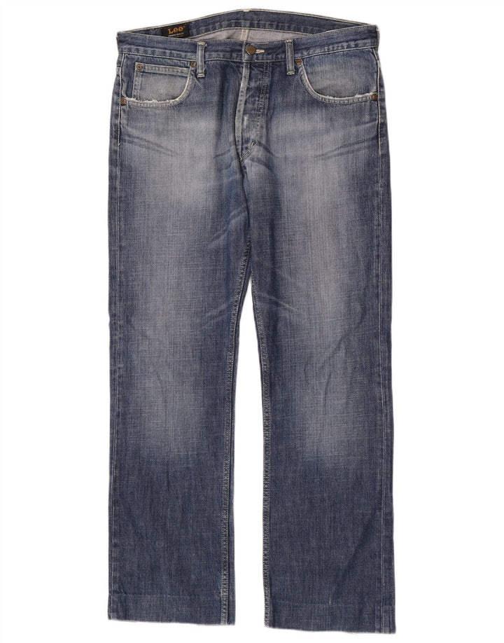 Jeans dritti Lee Freeburn da uomo W34 L30 cotone blu