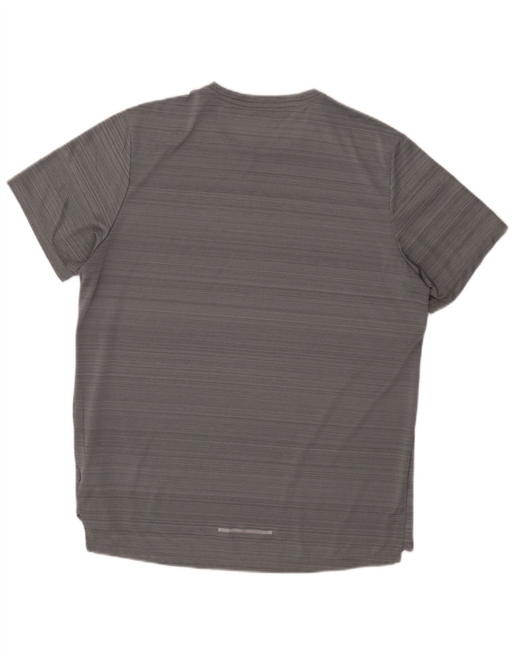 T-shirt Nike Dri Fit da uomo, grande, in poliestere grigio