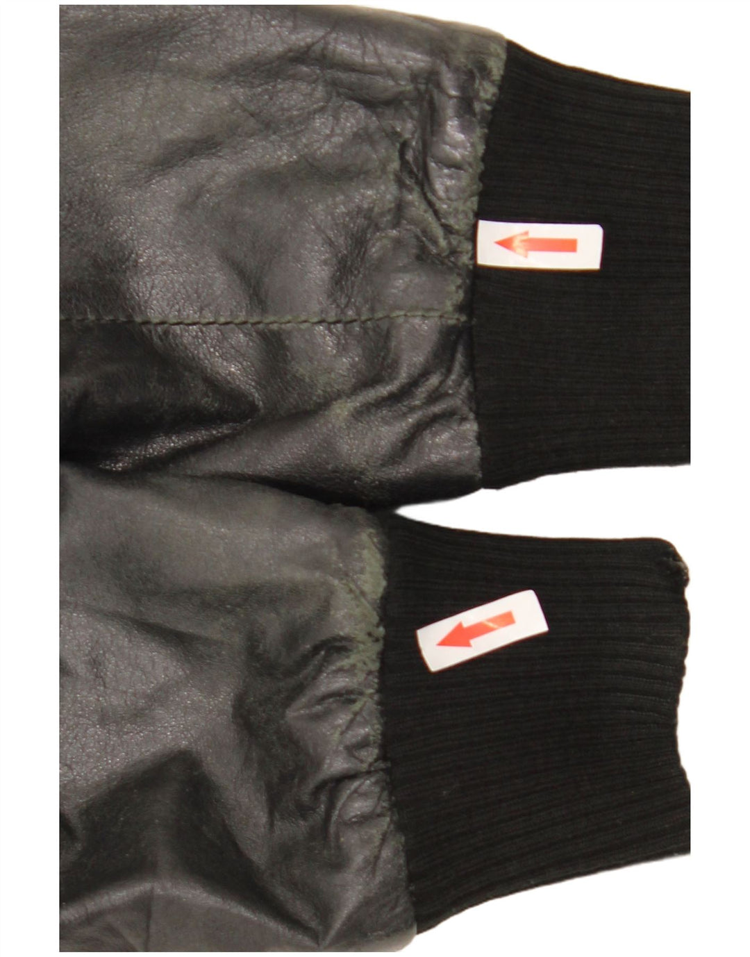 Giacca in pelle corta da donna Sasch UK 14 media nera