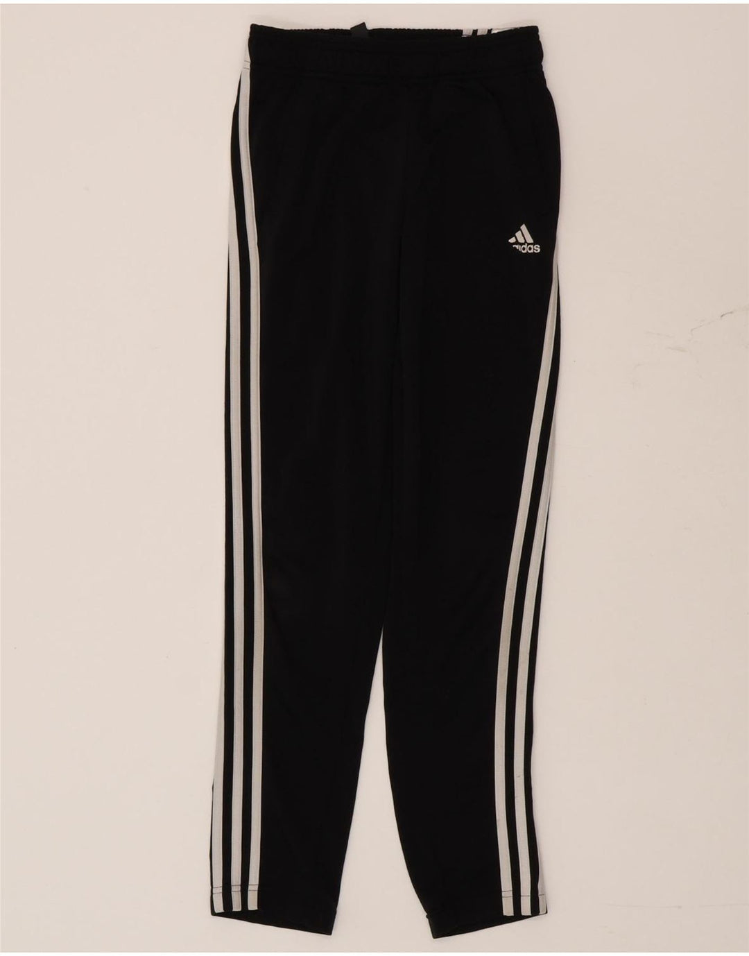 Pantaloni della tuta da ragazzo Adidas 11-12 anni in poliestere nero