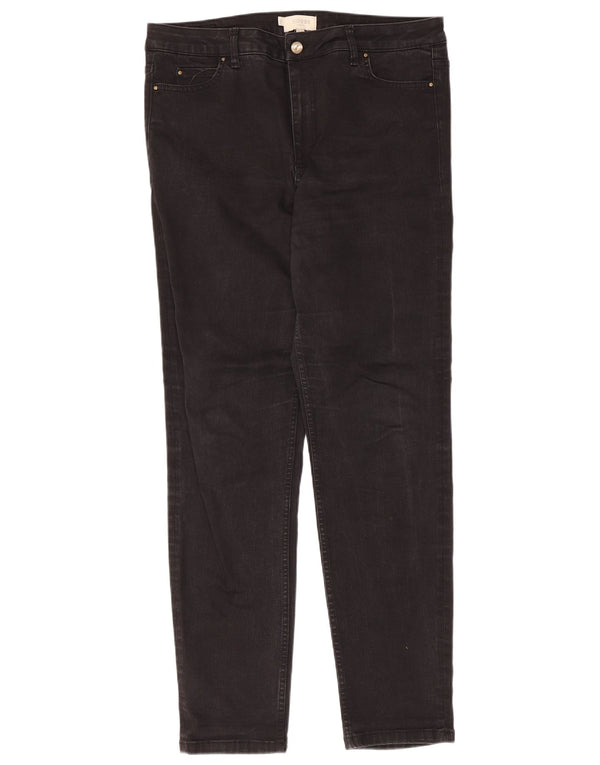 Jeans slim da donna Hobbs UK 16 grandi W36 L30 cotone nero