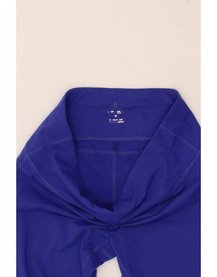PRANA Womens Capri Leggings UK 12 Medium Blue Spandex Vintage Prana and Second-Hand Prana from Messina Hembry 