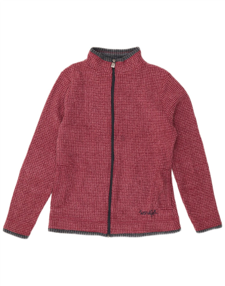 Giacca in pile da donna Weird Fish UK 8 piccola bordeaux in poliestere
