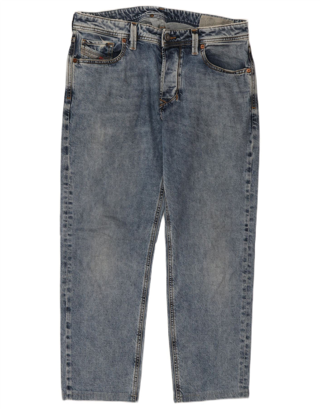 Jeans dritti da uomo Diesel W31 L27 cotone blu