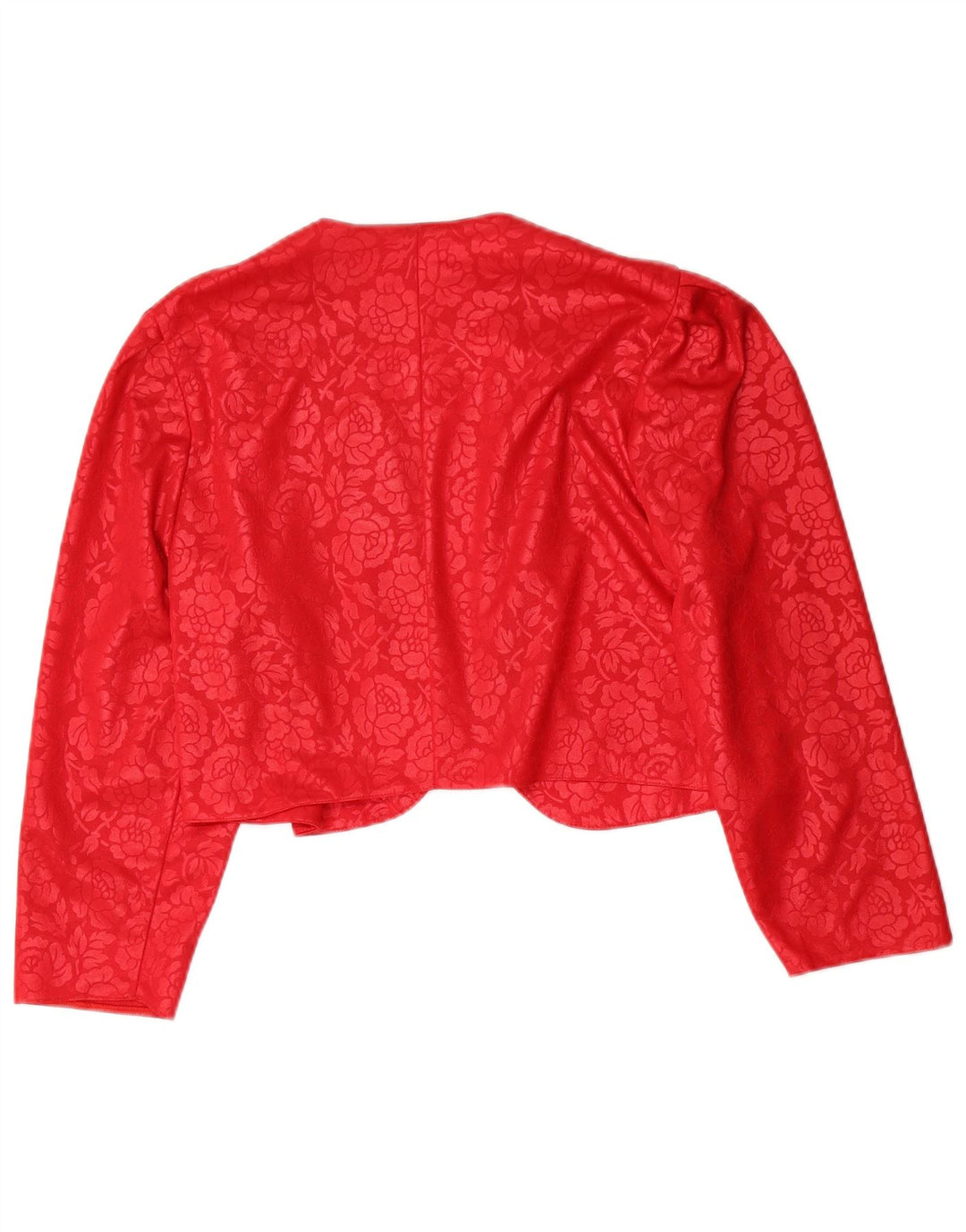 Top Bolero da donna C&A EU 38 Poliestere floreale rosso medio
