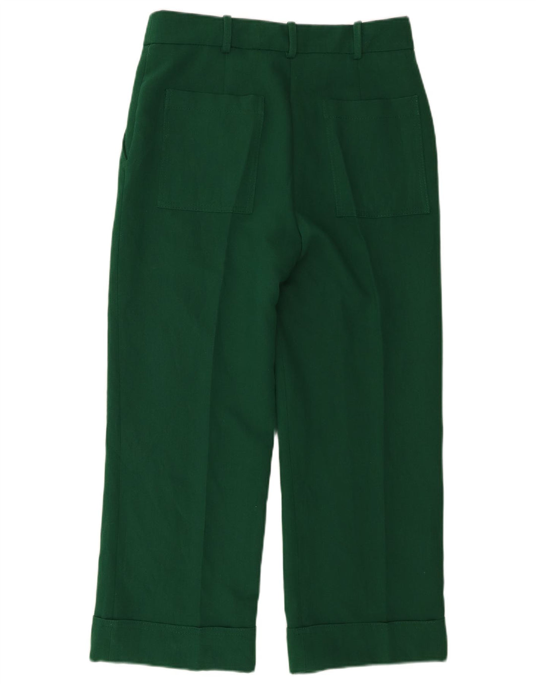 Pantaloni da abito dritti da donna Zara piccoli W26 L25 verdi