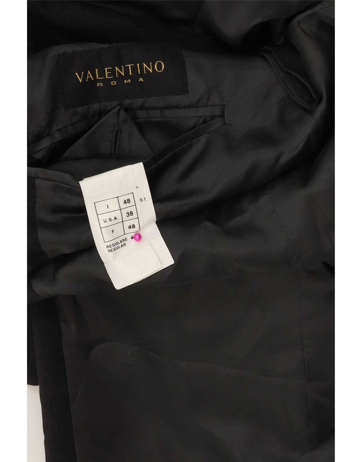 Giacca Blazer 3 Bottoni Valentino Uomo IT 48 Lana Grigio Medio