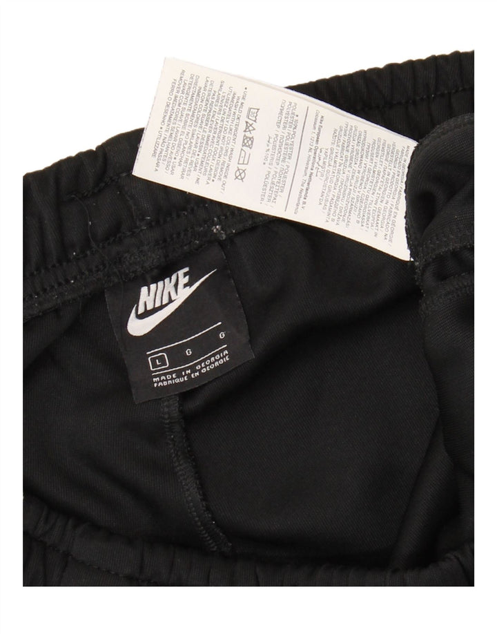 Pantaloni da tuta da uomo Nike Joggers grandi in poliestere a righe nere