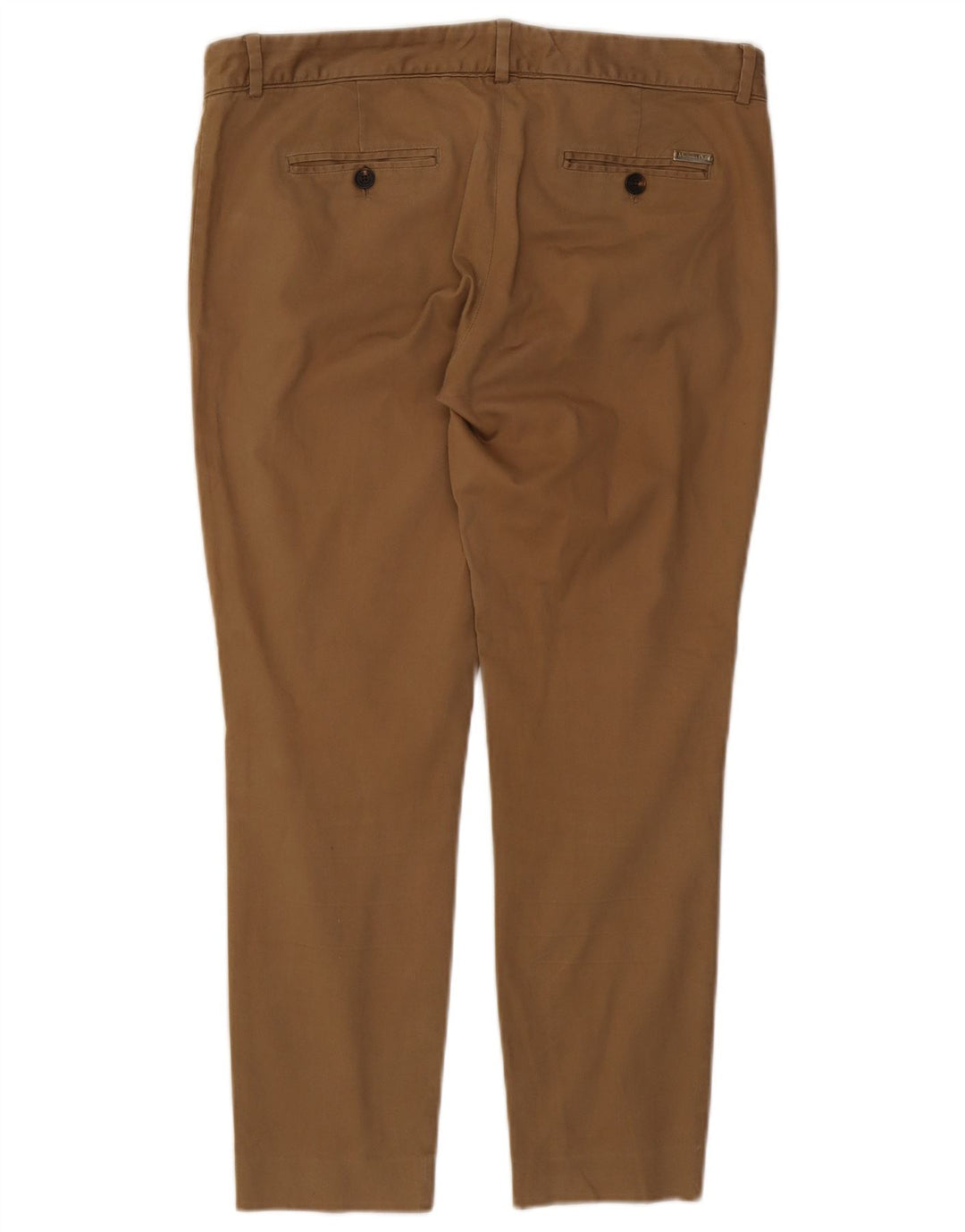 Pantaloni corti slim da donna Massimo Dutti EU 42 Large W34 L26 Beige
