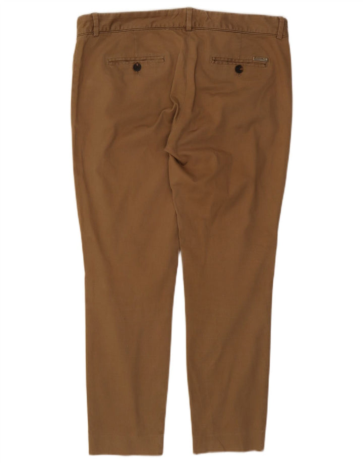 Pantaloni corti slim da donna Massimo Dutti EU 42 Large W34 L26 Beige