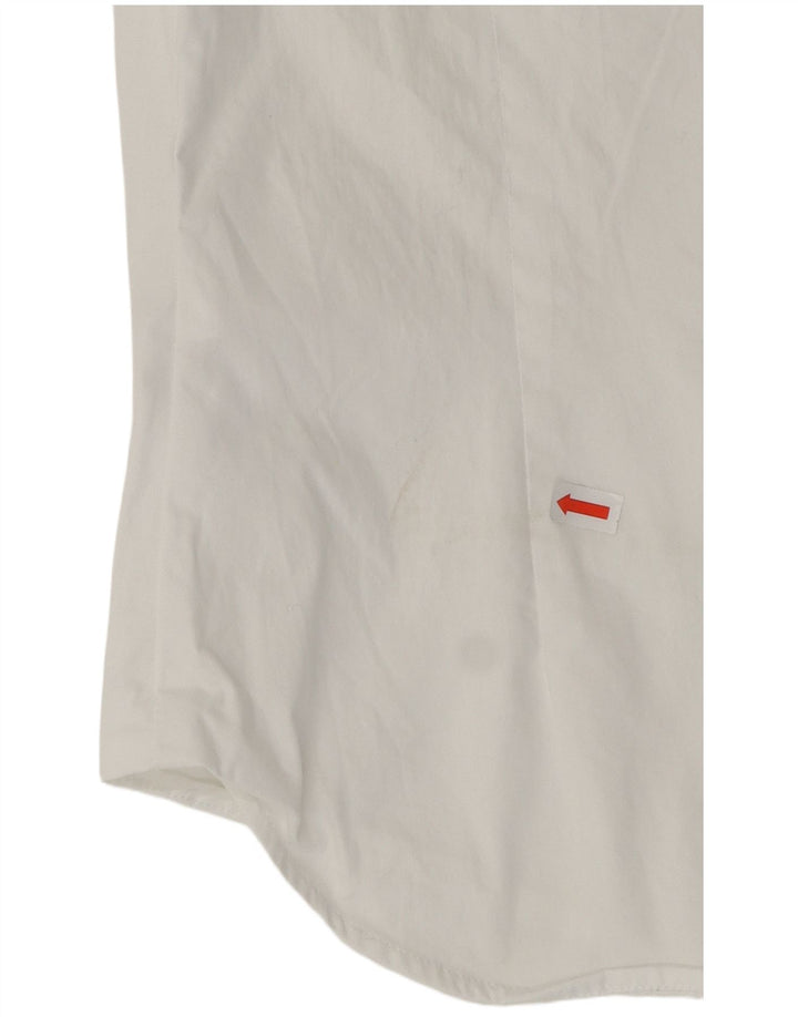 Camicia formale da donna ZARA UK 10 piccola in cotone bianco