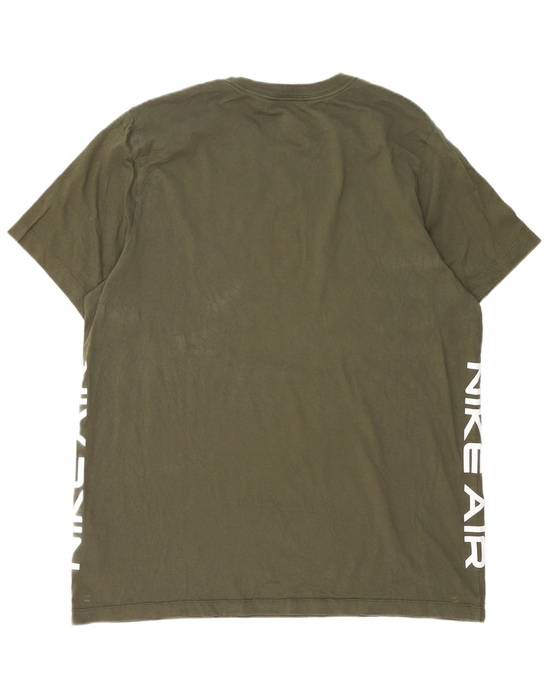 T-shirt grafica da uomo Nike Top XL in cotone verde