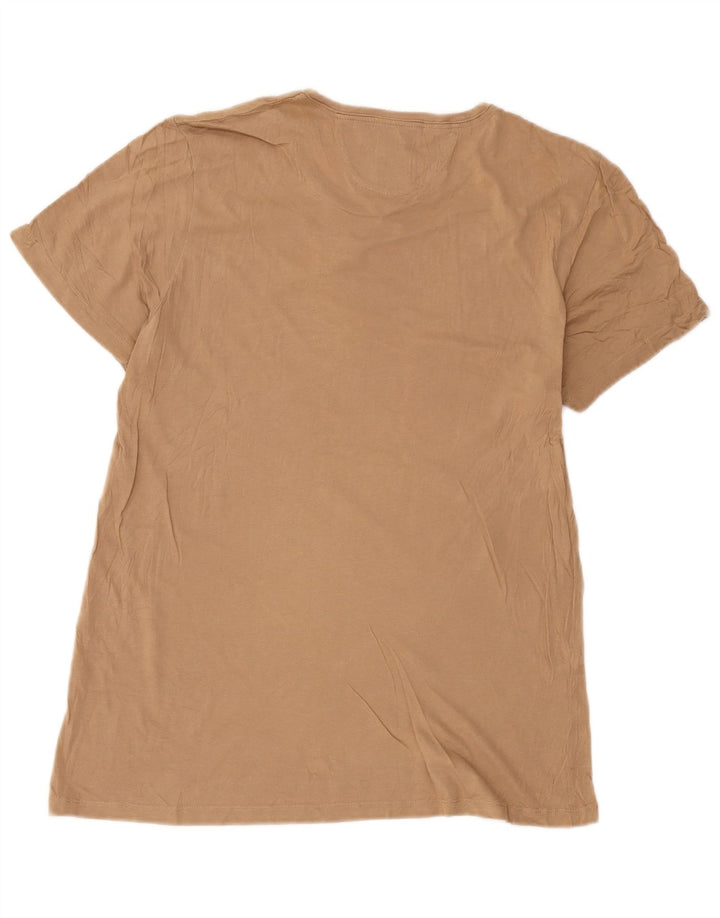 T-shirt Zara da uomo grande beige