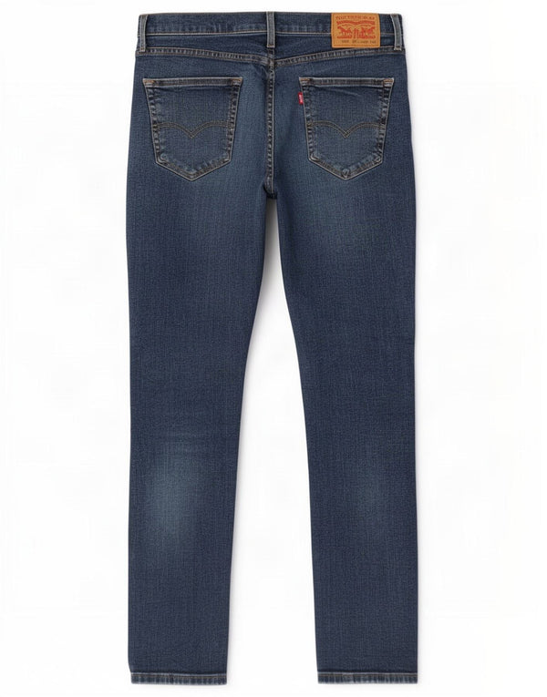 Jeans dritti slim fit 514 da uomo Levi's W34 L32 cotone blu