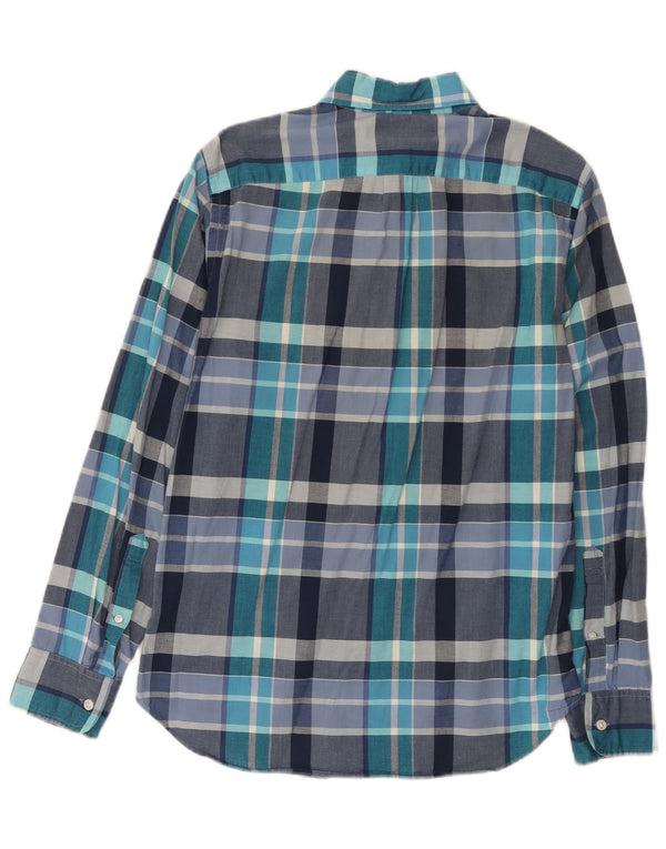 Camicia da uomo J. Crew in cotone a quadri blu piccolo