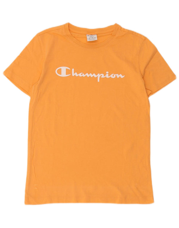 T-shirt grafica da uomo Champion Top piccola arancione