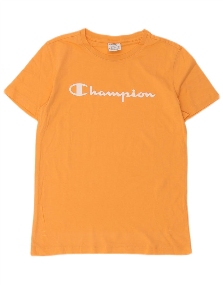 T-shirt grafica da uomo Champion Top piccola arancione