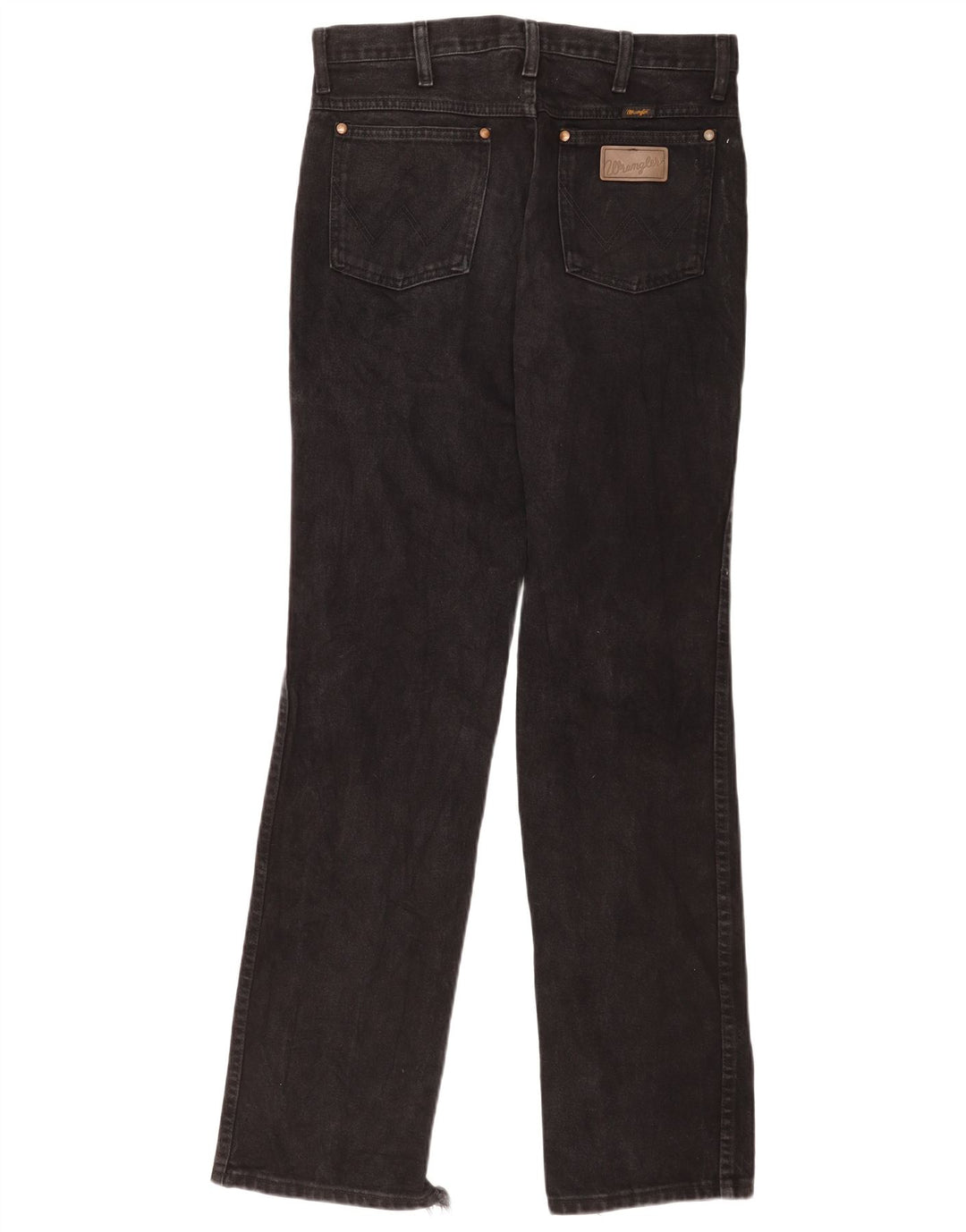Jeans dritti da donna Wrangler W31 L34 cotone nero