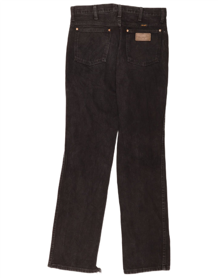 Jeans dritti da donna Wrangler W31 L34 cotone nero